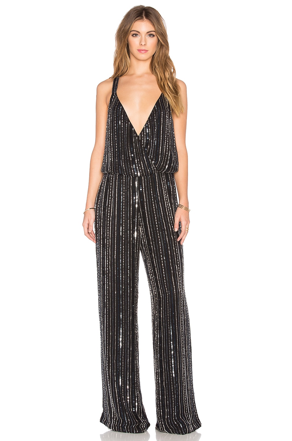 sequin jumpsuit h&m