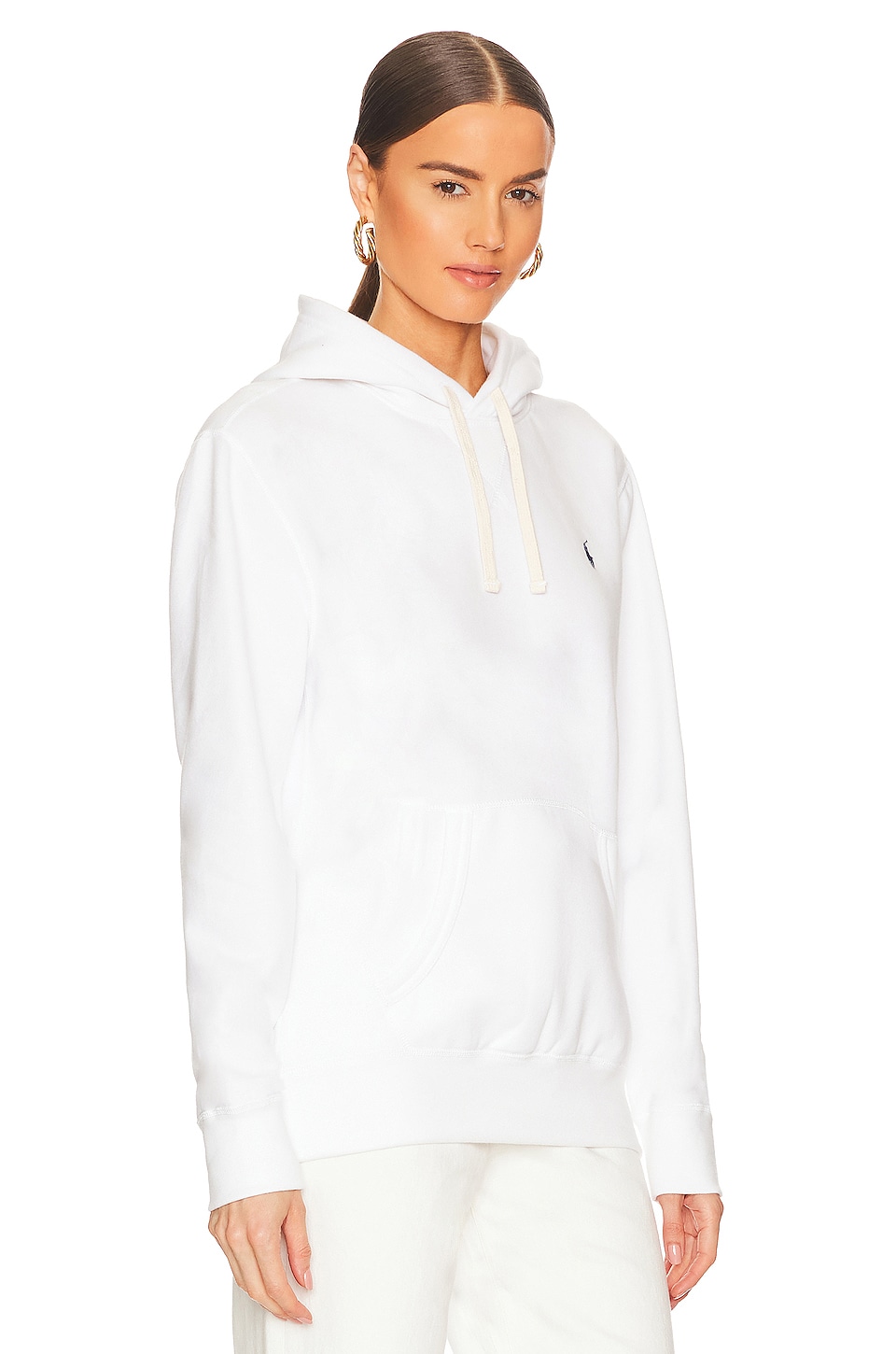 Polo Ralph Lauren Fleece Hoodie in White