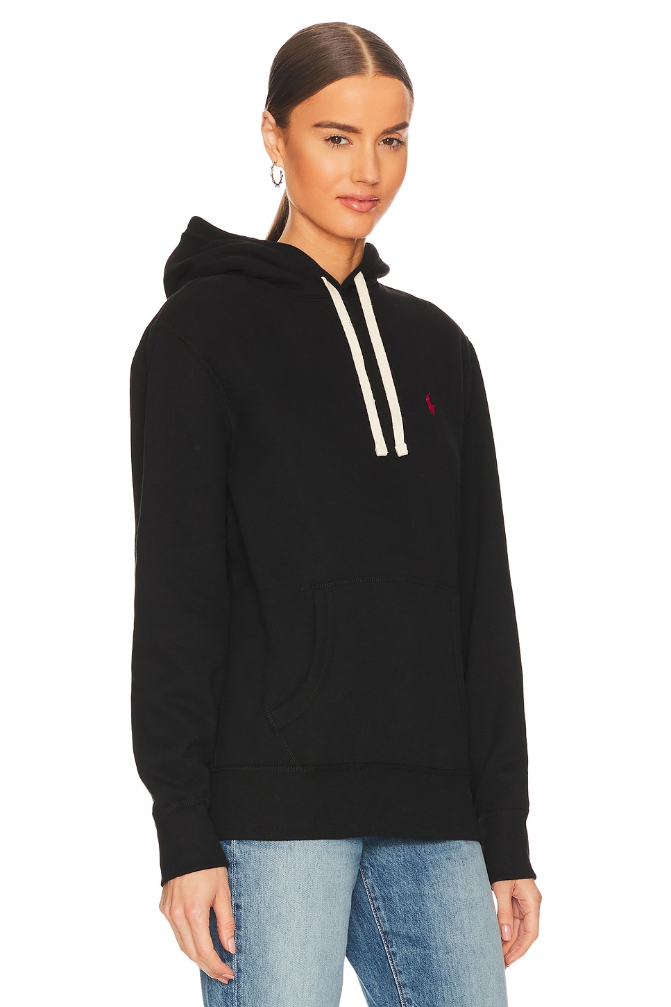 Polo Ralph Lauren Fleece Hoodie in Black