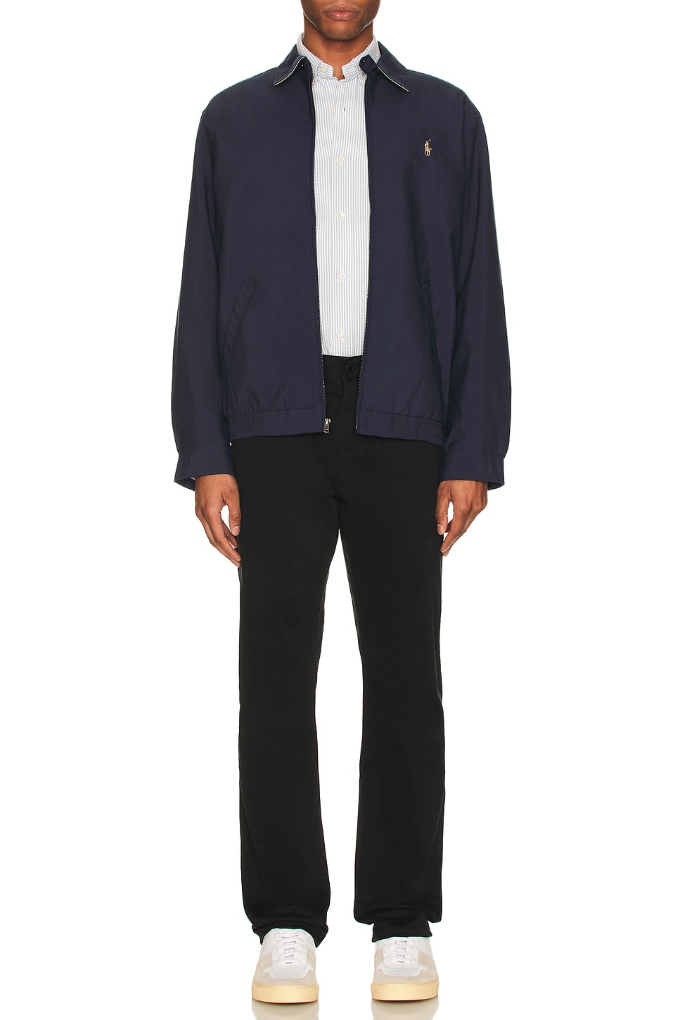 Polo Ralph Lauren Bi-Swing Windbreaker in French Navy | REVOLVE