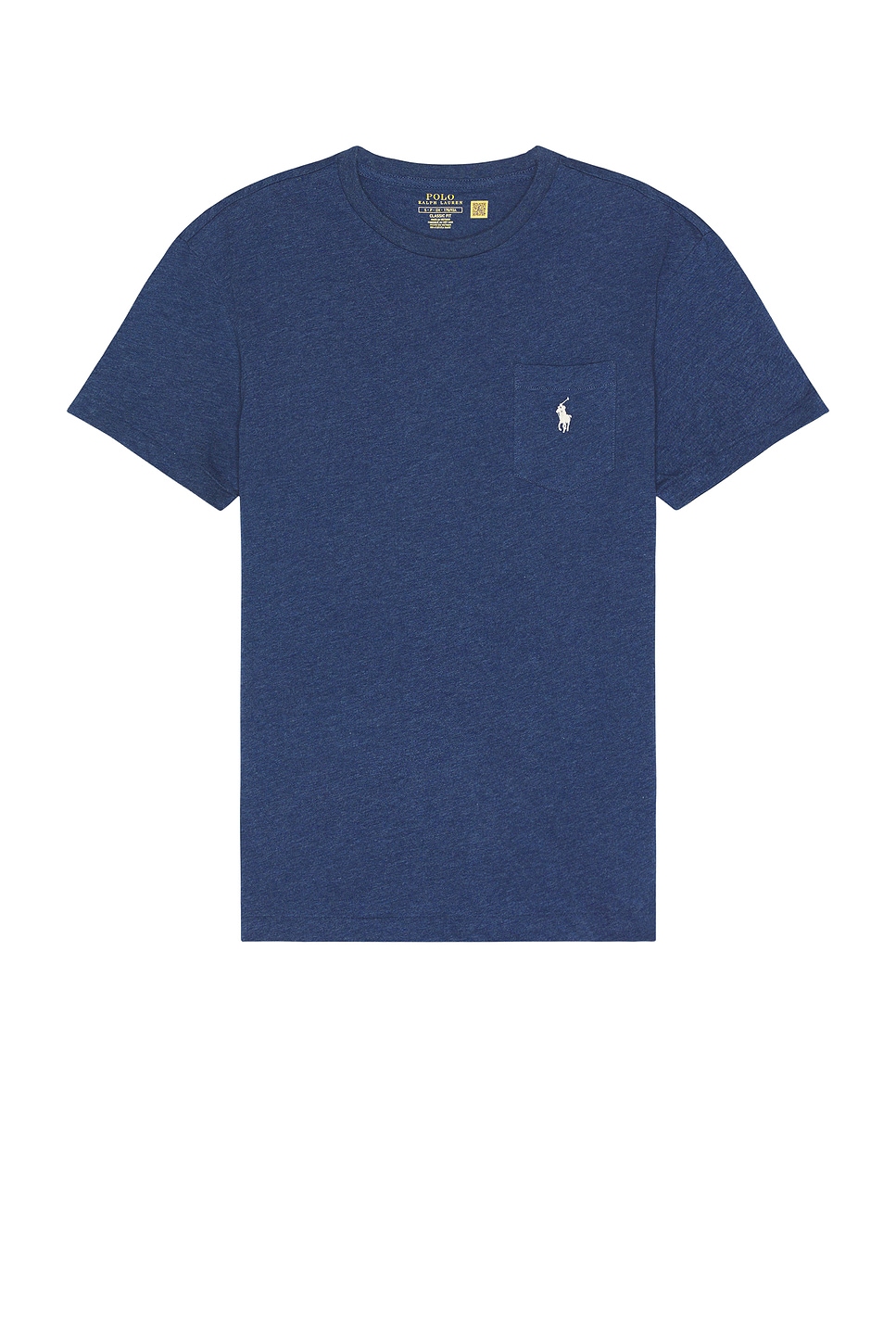 Polo Ralph Lauren Crewneck Pocket T-Shirt in Derby Blue Heather