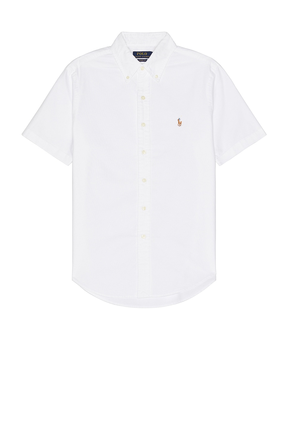 Polo Ralph Lauren Oxford Short Sleeve Shirt in White | REVOLVE