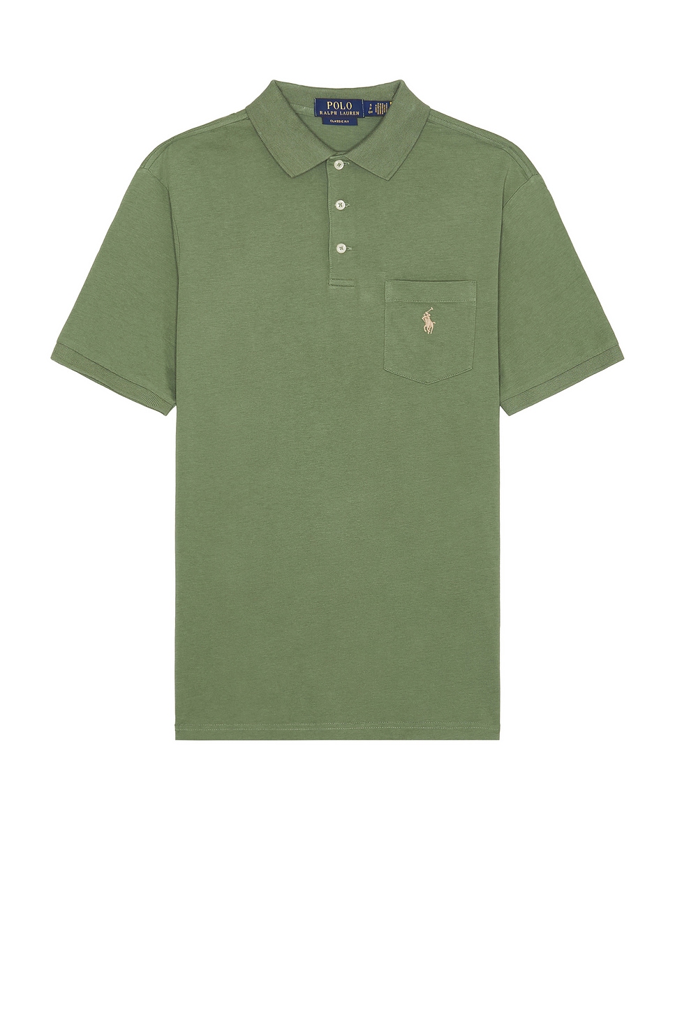 Ralph lauren olive green polo online