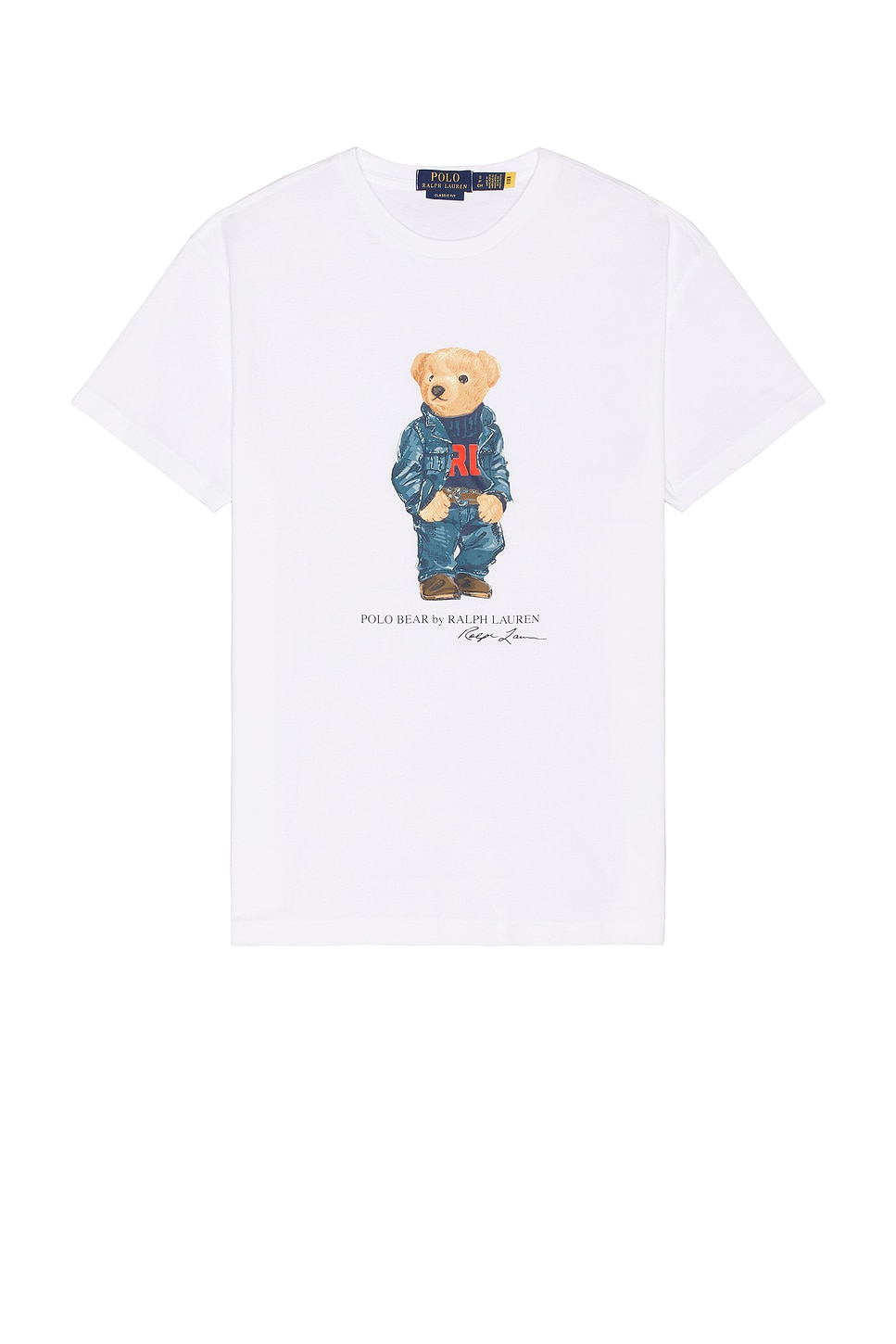 Polo Ralph Lauren CAMISETA BEAR en F24 White Denim Bear REVOLVE