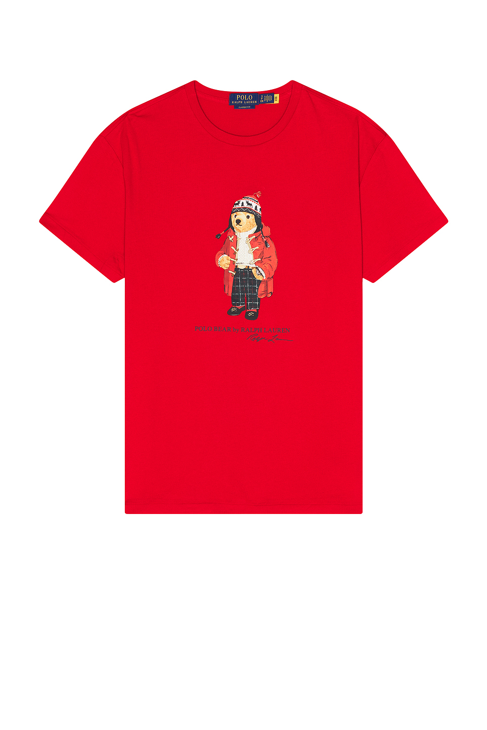 Polo Ralph Lauren Bear Tee in F24 RL 2000 Red Holiday Bear