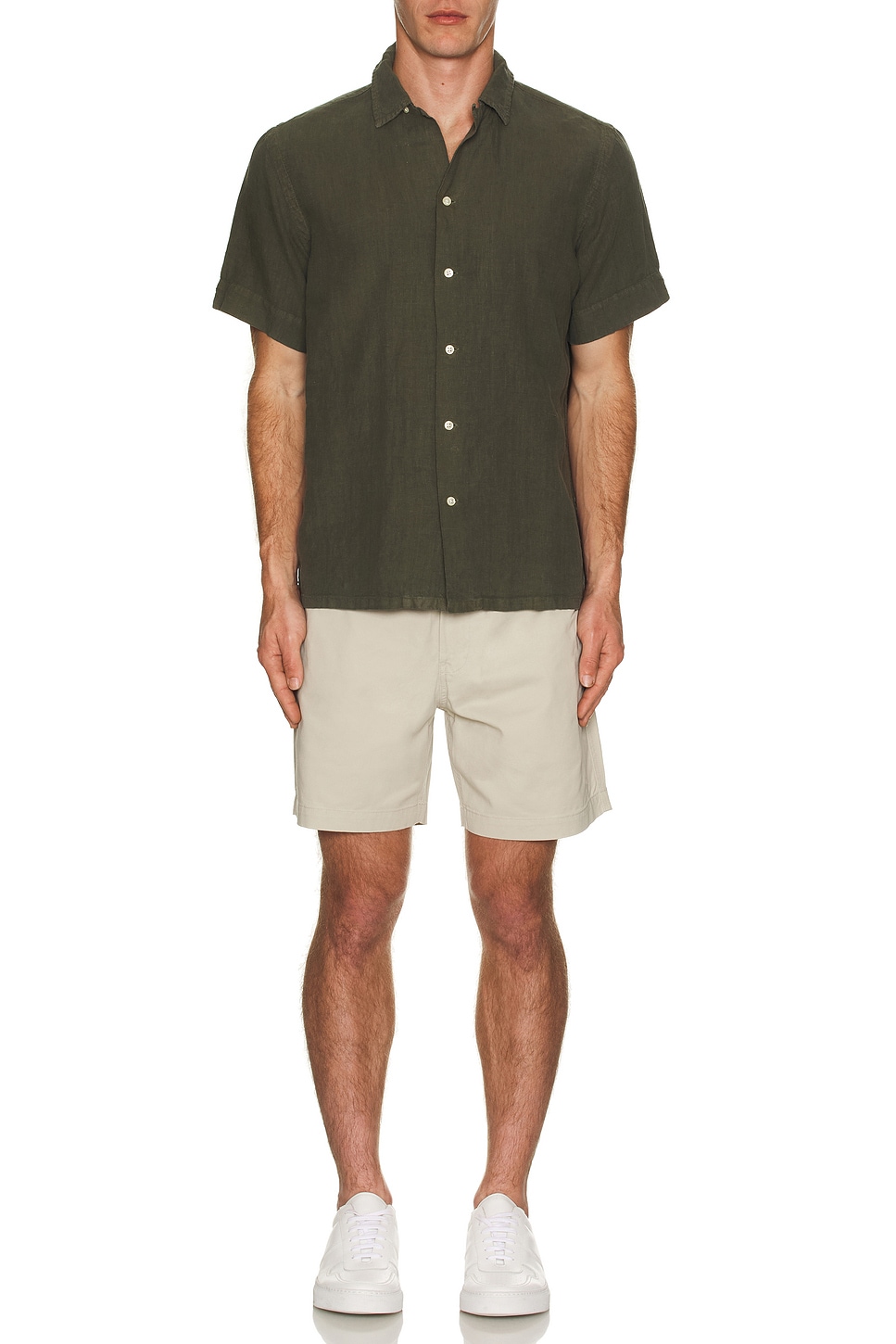 トップス polo ralph raulen ANDY CAMP Polo Ralph Lauren Andy Camp Shirt in New Olive | REVOLVE