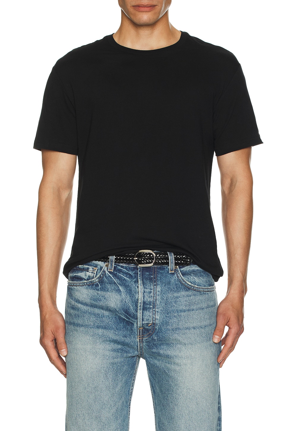 Polo Ralph Lauren Slim Fit Cotton 3 Pack Undershirt in Polo Black