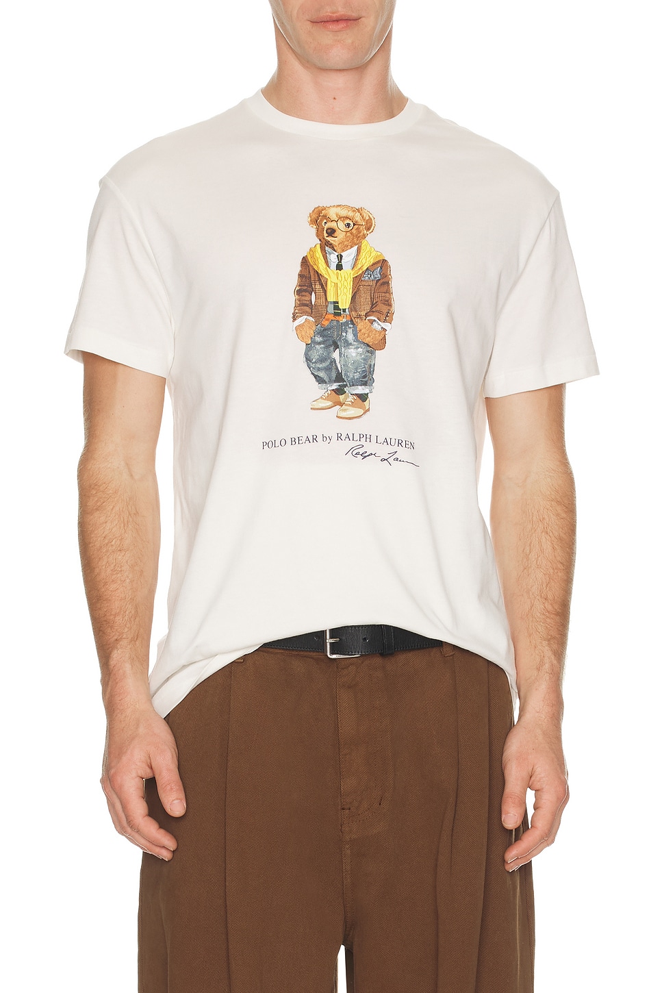 Polo Ralph Lauren Short Sleeve Graphic Novelty Bear T-Shirt in