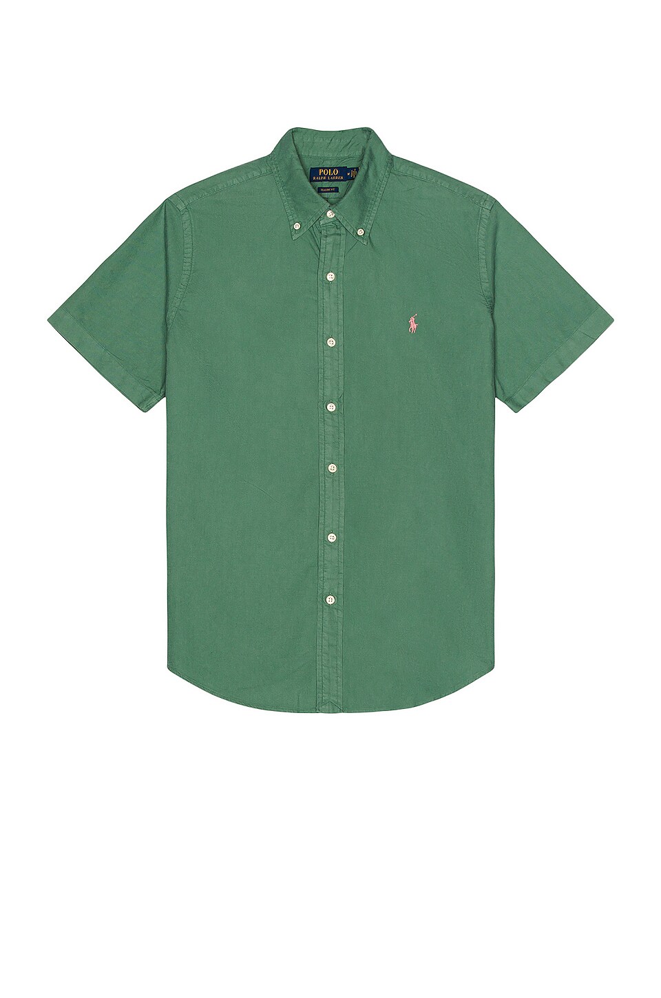 Polo Ralph Lauren Short Sleeve Oxford Shirt in Fairway Green | REVOLVE