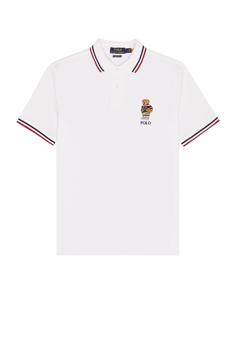 Polo Ralph Lauren Bear Polo Shirt in White Active Bear | REVOLVE