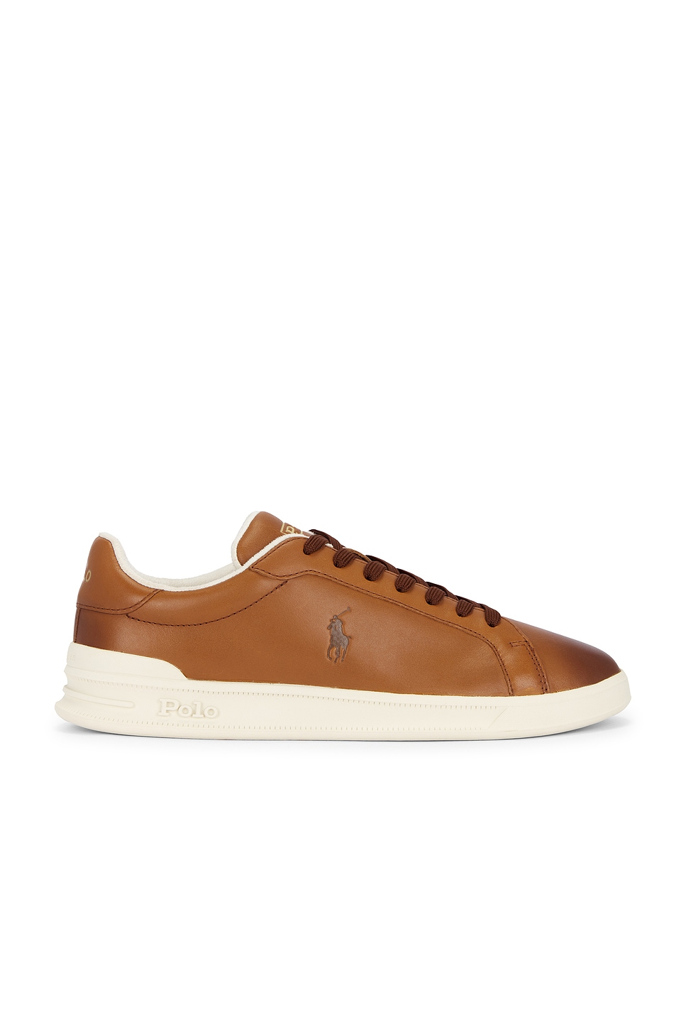 Polo Ralph Lauren Court II Sneaker in Pale Russet | REVOLVE