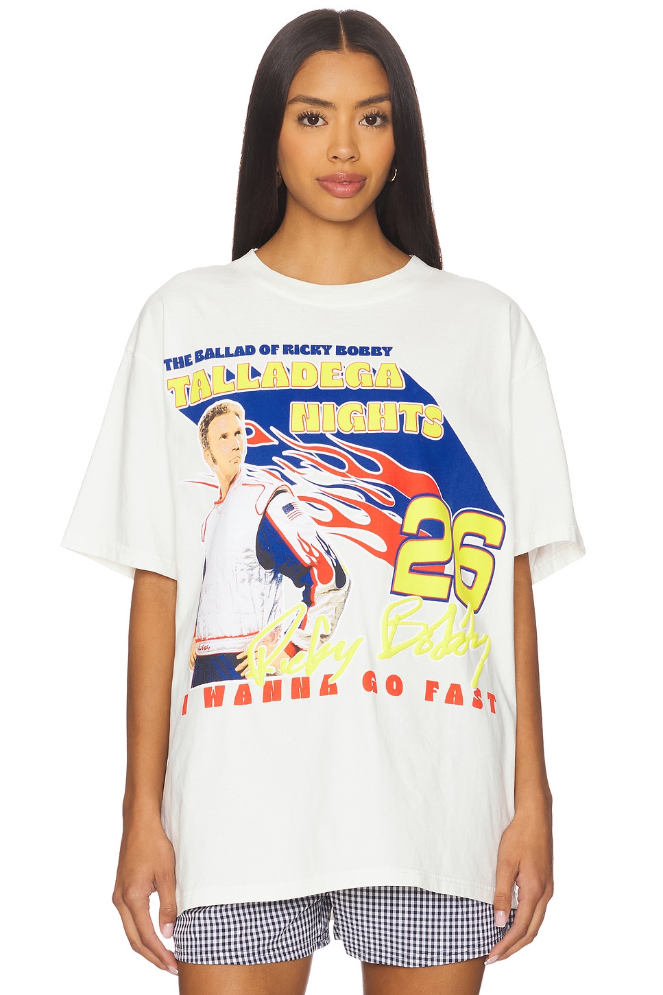 Philcos Talladega Nights Go Fast Tee in Cream | REVOLVE, image size:967x1450