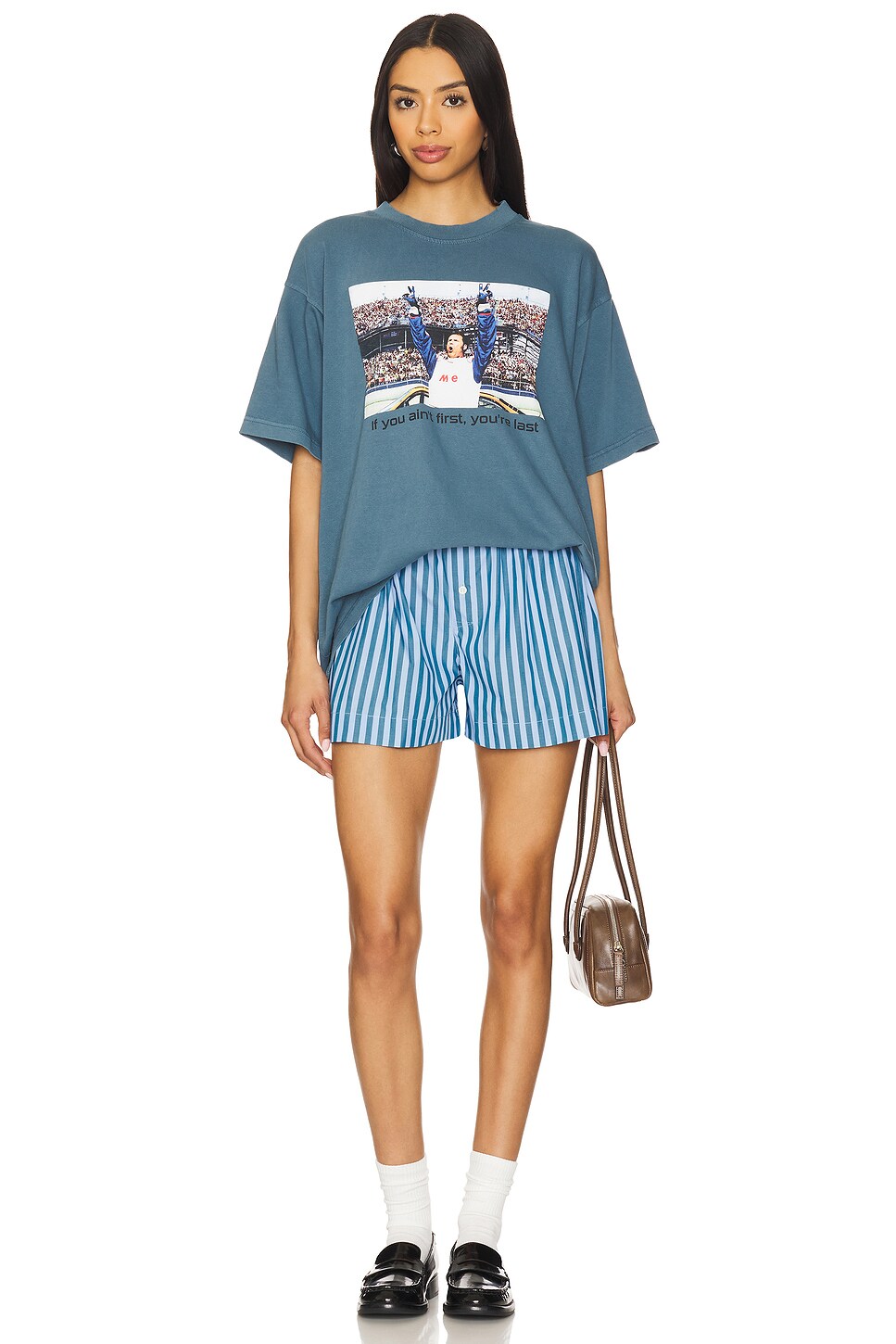 Talladega Nights If You Ain't First, You're Last Boxy Tee