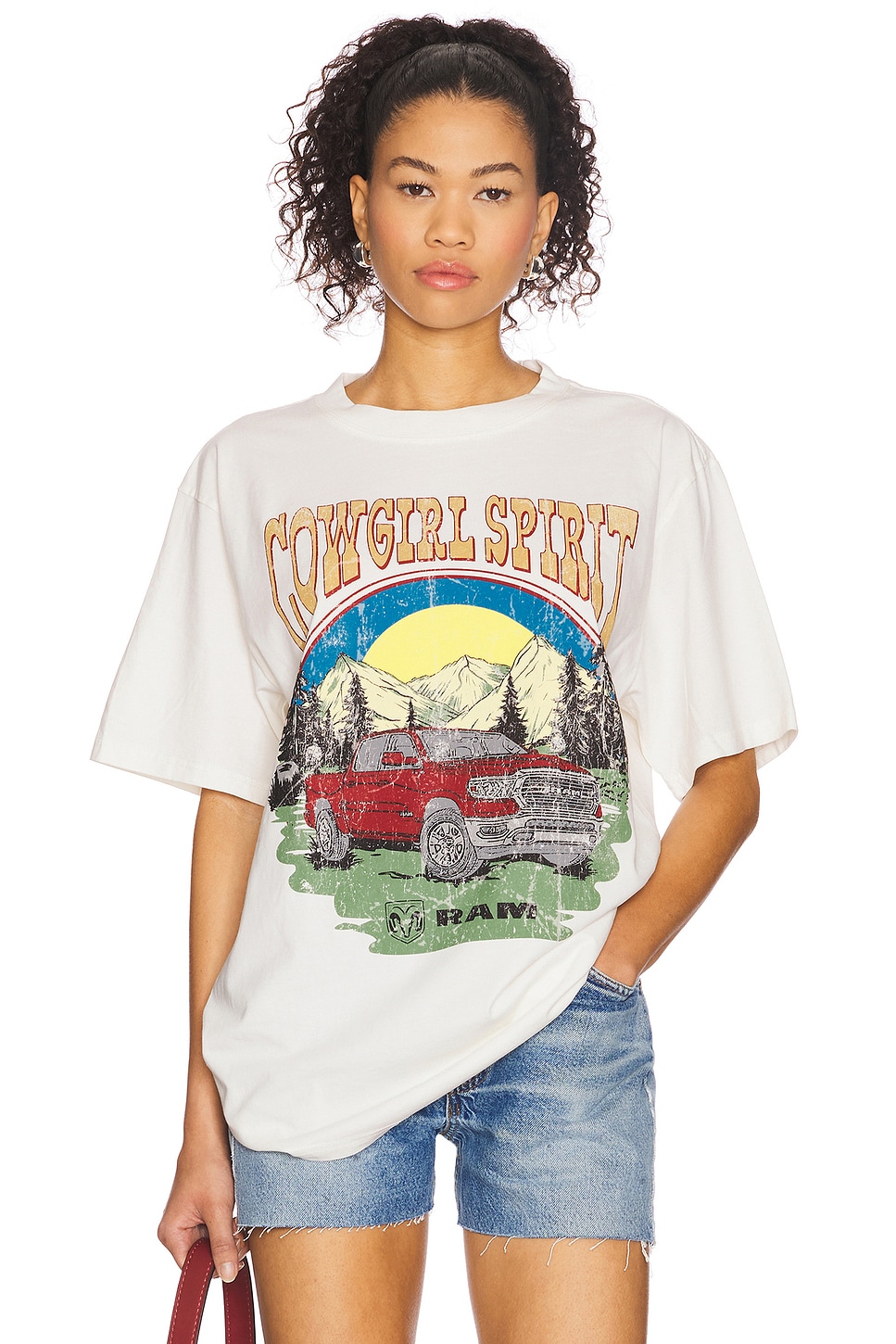 Philcos Ram Cowgirl Spirit Boxy Tee