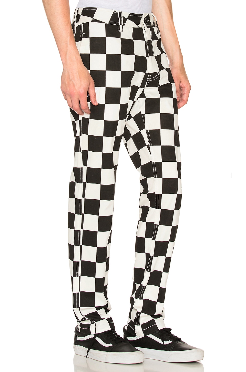 Inserch Glenn Check Pants P504-41 Black/White