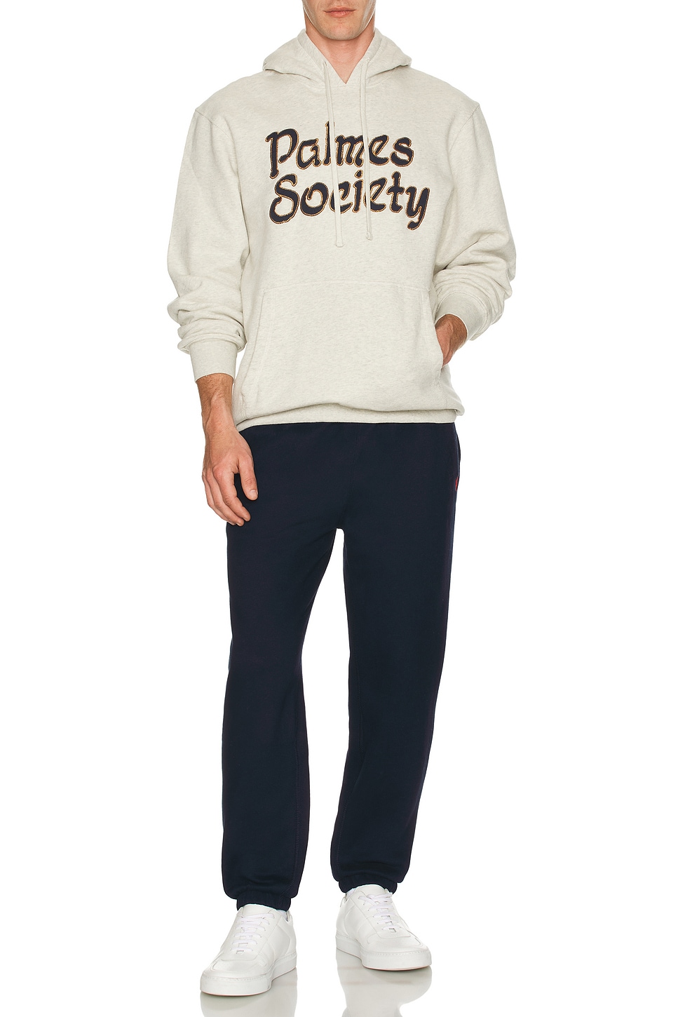 Society Hoodie Oatmeal Melange - Thumbnail 5
