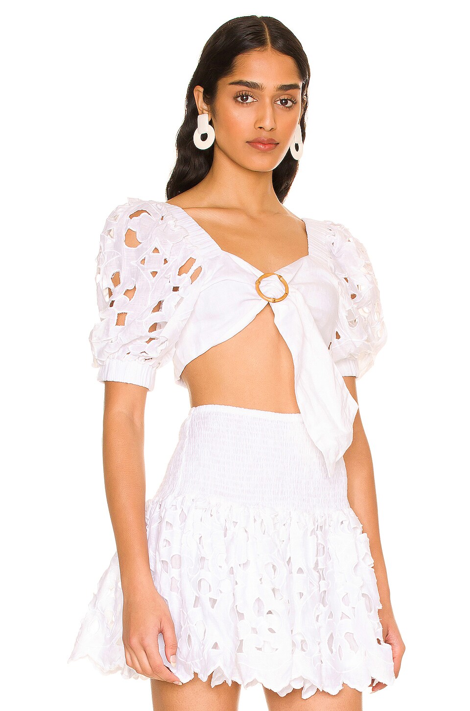 Place Nationale L'aubisque Top in White