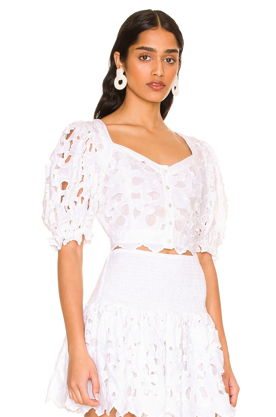 Place Nationale La Cherie Top in White