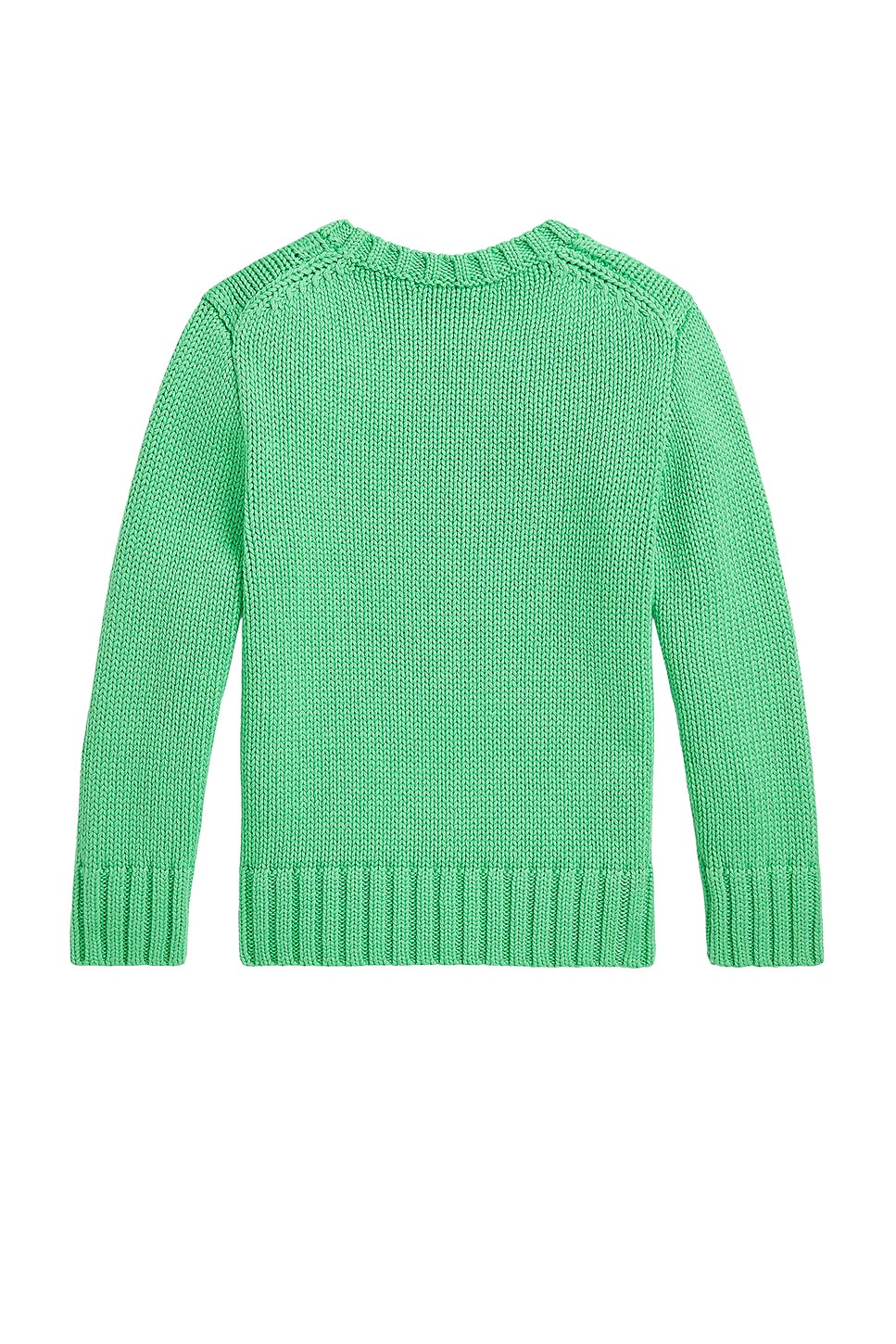Kids Flag Cotton Crewneck Sweater