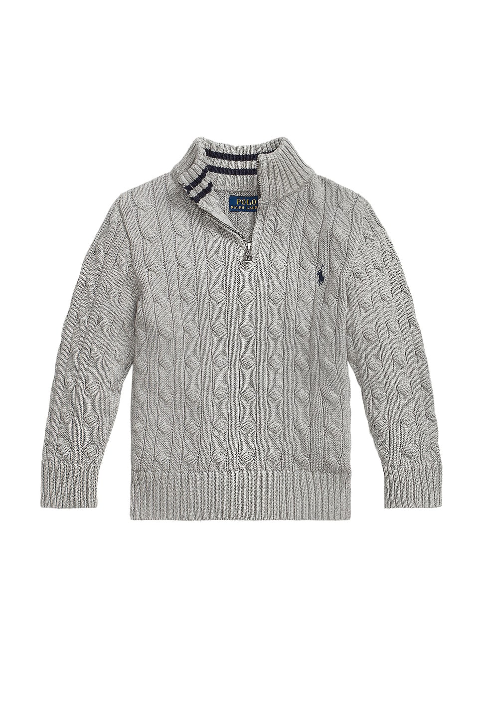 Ralph lauren half zip knit jumper online