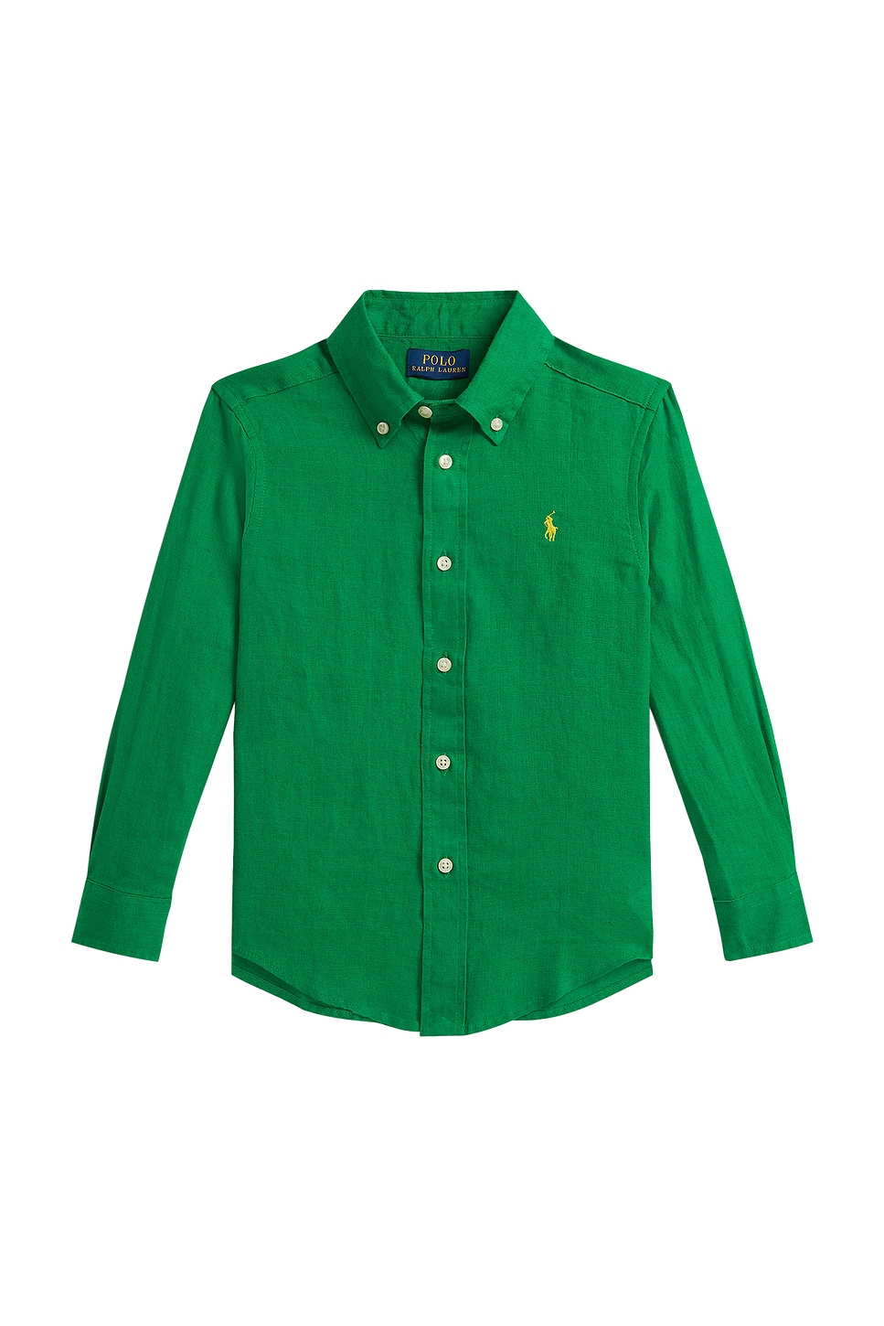 Polo Ralph Lauren Kids Linen Sport Shirt in Cruise Green | REVOLVE