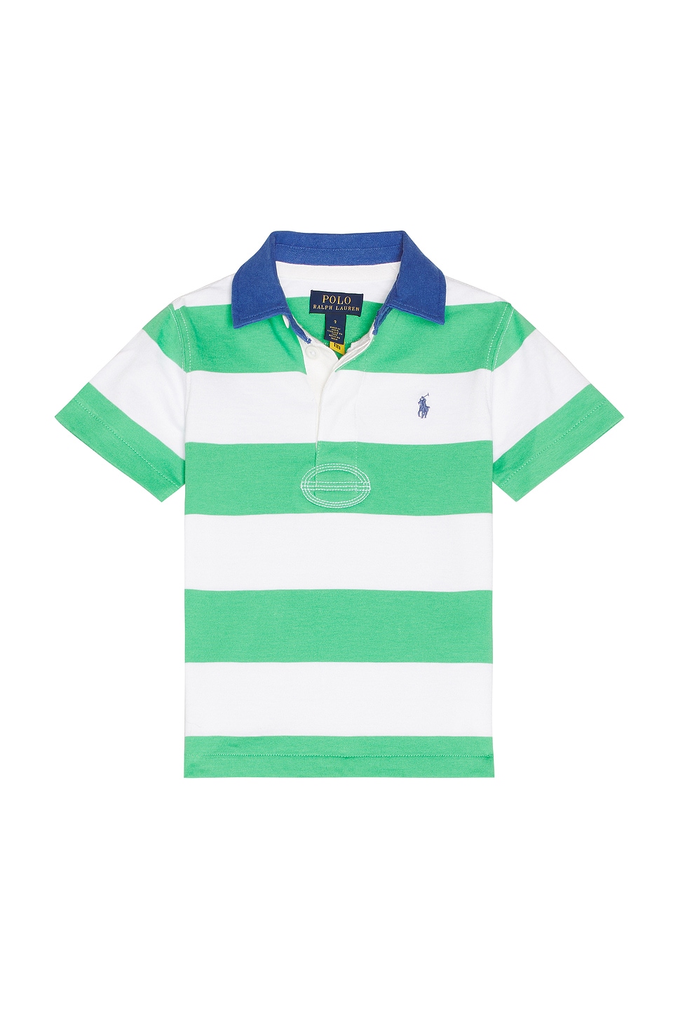 Polo Ralph Lauren Short Sleeve Jersey Knit Rugby Striped Shirt