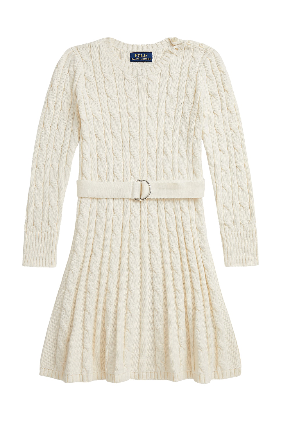 knee length dresses for ladies Brown Melange Rib Knit Turtleneck Column Dress