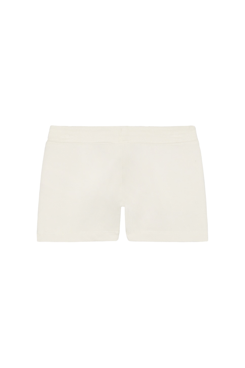 SHORT DE ALGODÃO COM BANDEIRA FELPUDA BORDADA