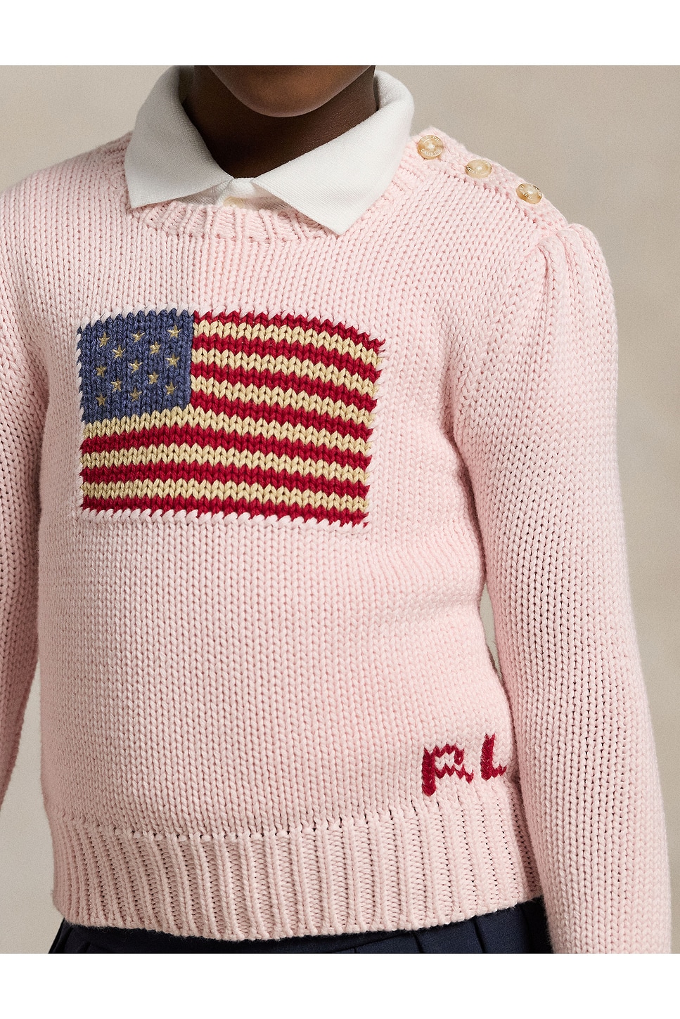 Flag Crewneck Sweater