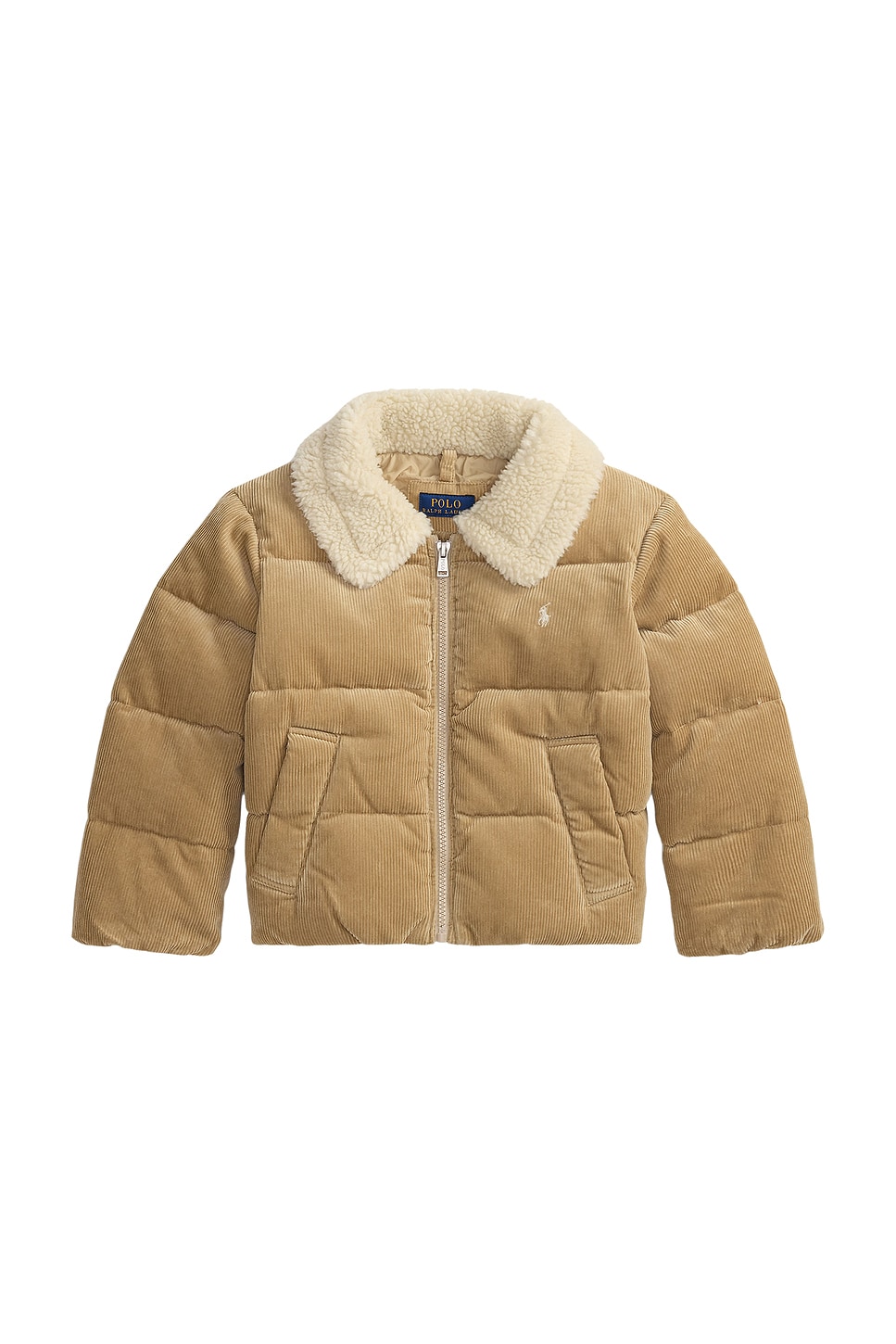 Corduroy Puffer Coat