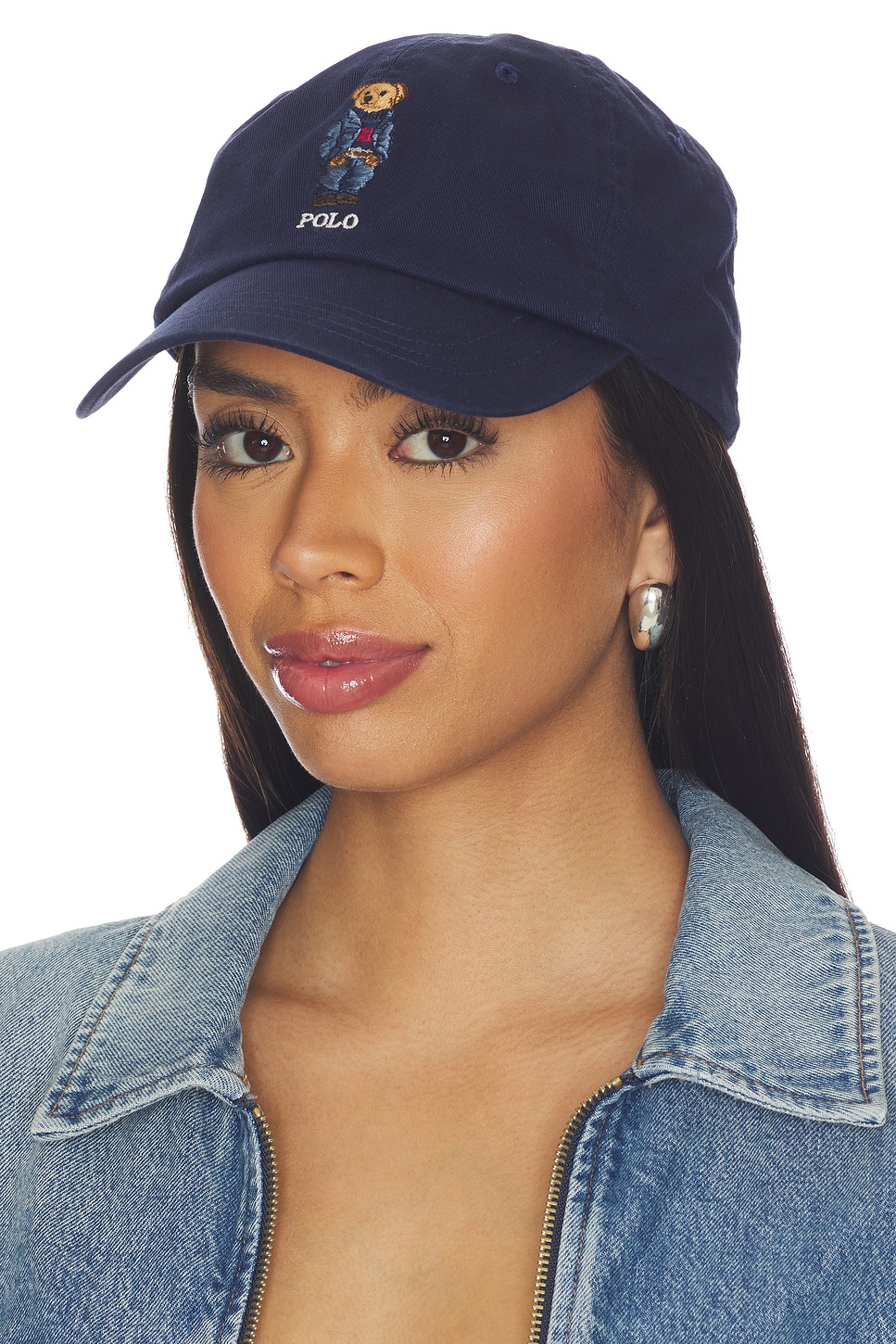 POLO RALPH LAUREN Navy ツインボールキャップ Polo Ralph Lauren Twill Woven Cap in Newport Navy | REVOLVE