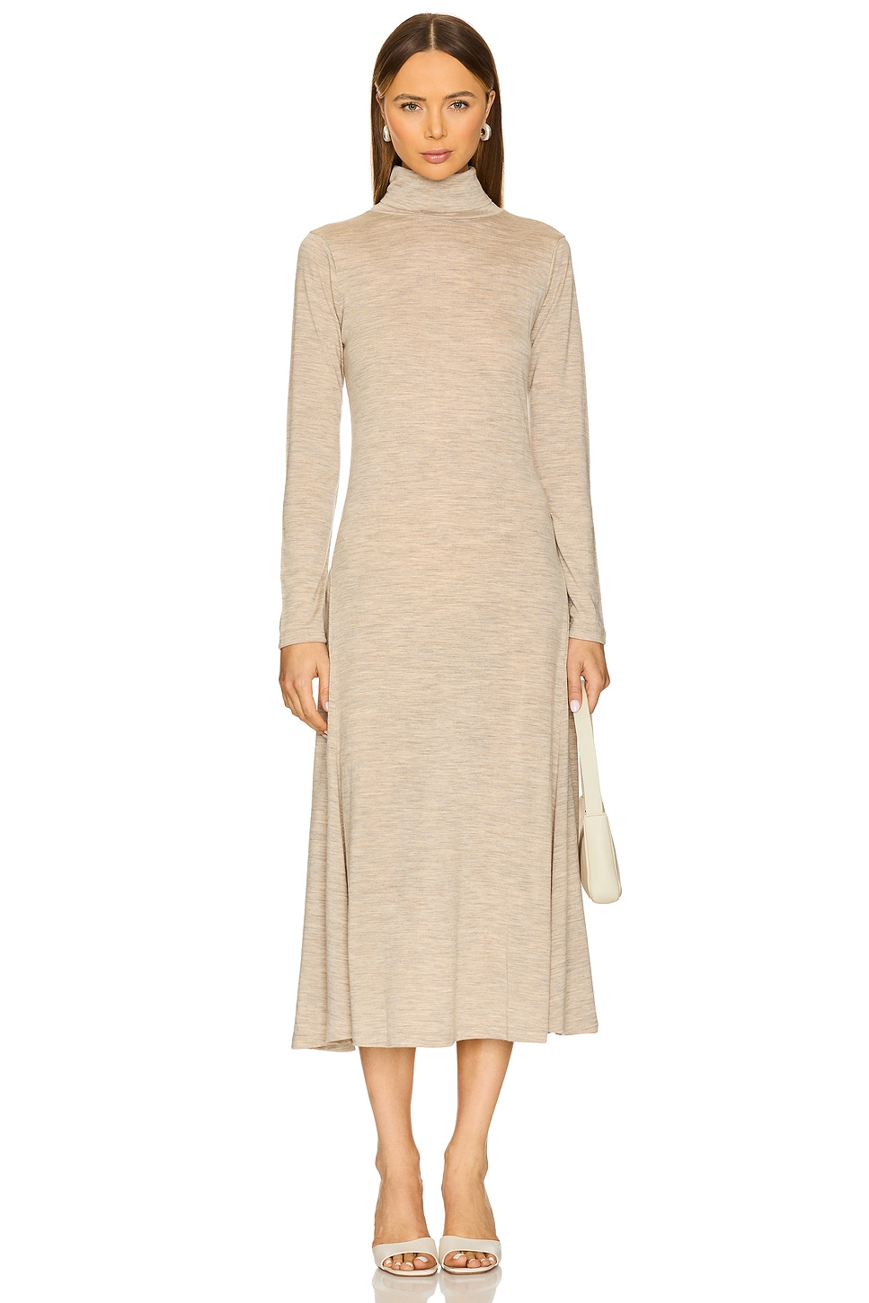 Polo Ralph Lauren Wool-blend Turtleneck Dress in Tuscan