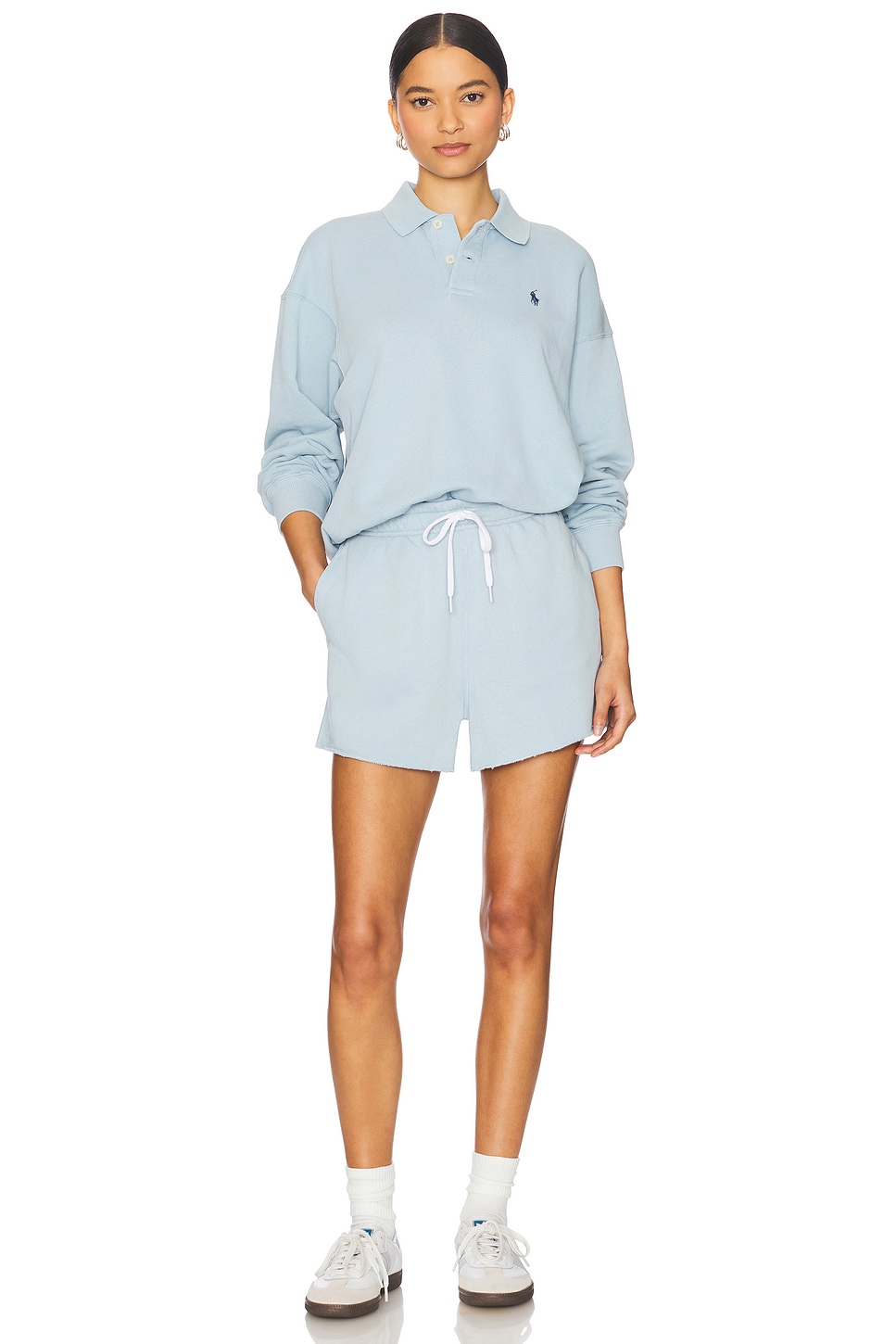 Polo Ralph Lauren Island Polo Knit Sweatshirt in Alpine Blue | REVOLVE