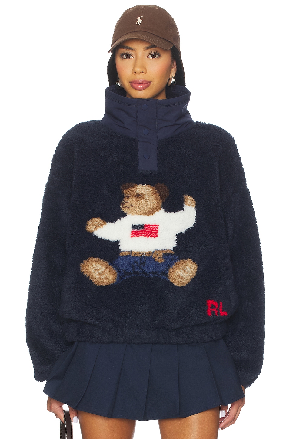 Polo Bear High Pile Fleece Mockneck