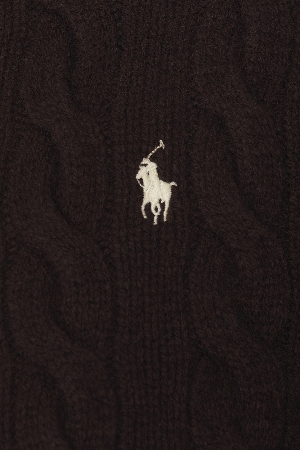 Cable Knit Wool Cashmere Cardigan