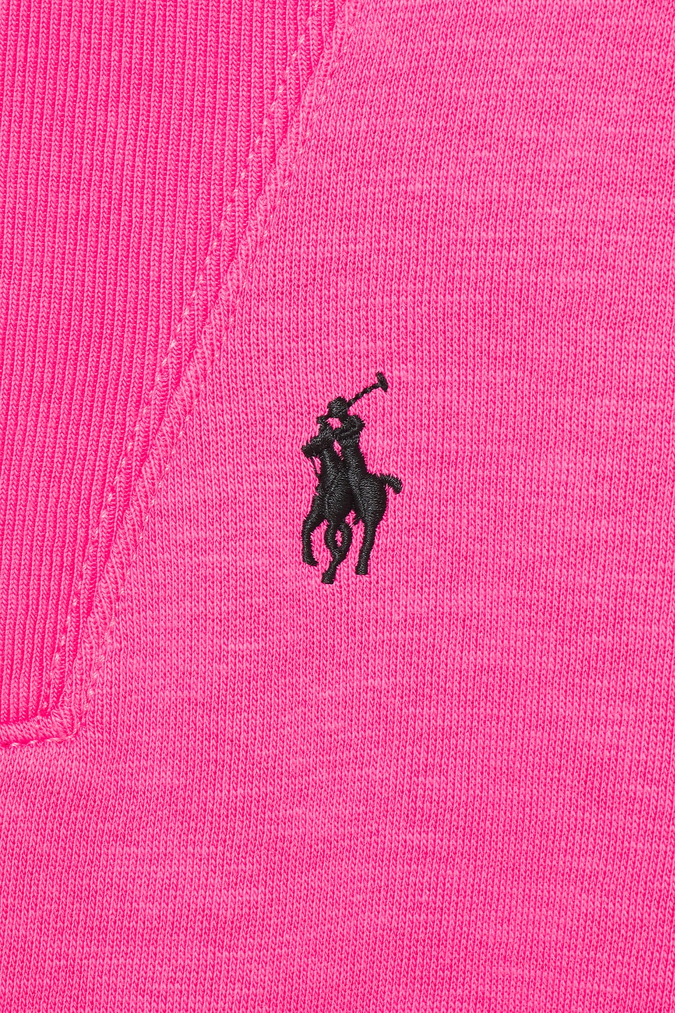 Polo Ralph Lauren Pink Pony Vintage Half Zip Sweatshirt