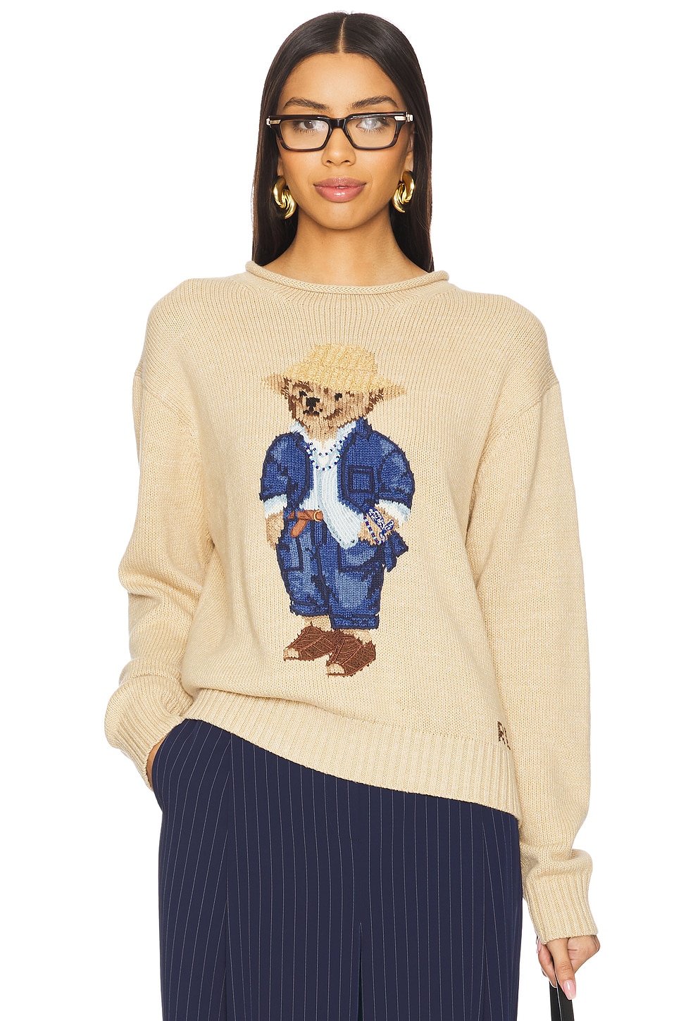 Crewneck Sweater Ralph Lauren Bear Sweater Women Polo Ralph Lauren