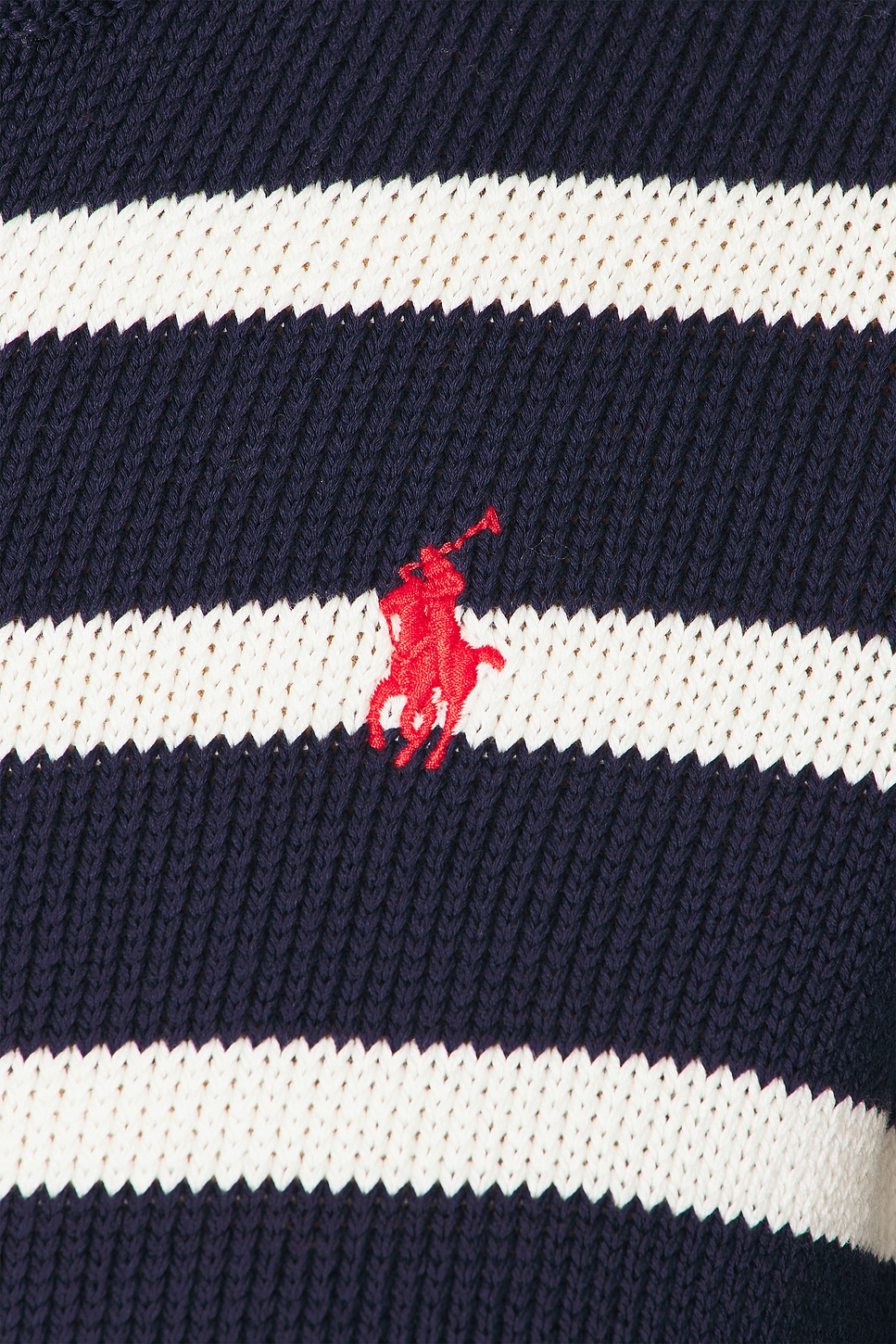 売れ筋商品|||ラルフローレン ニット&セーター レディース アウター STRIPED COTTON BLEND CARDIGAN - Cardigan - navy/white Striped Cotton-Blend Cardigan
