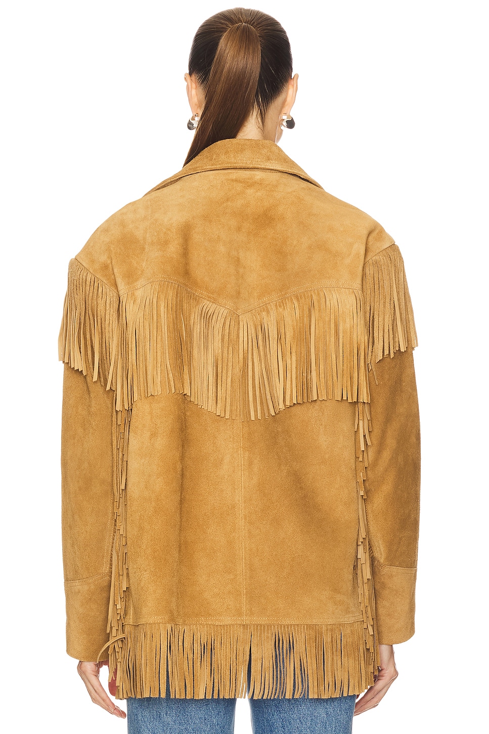 Polo Ralph Lauren Fringe Suede Western Jacket