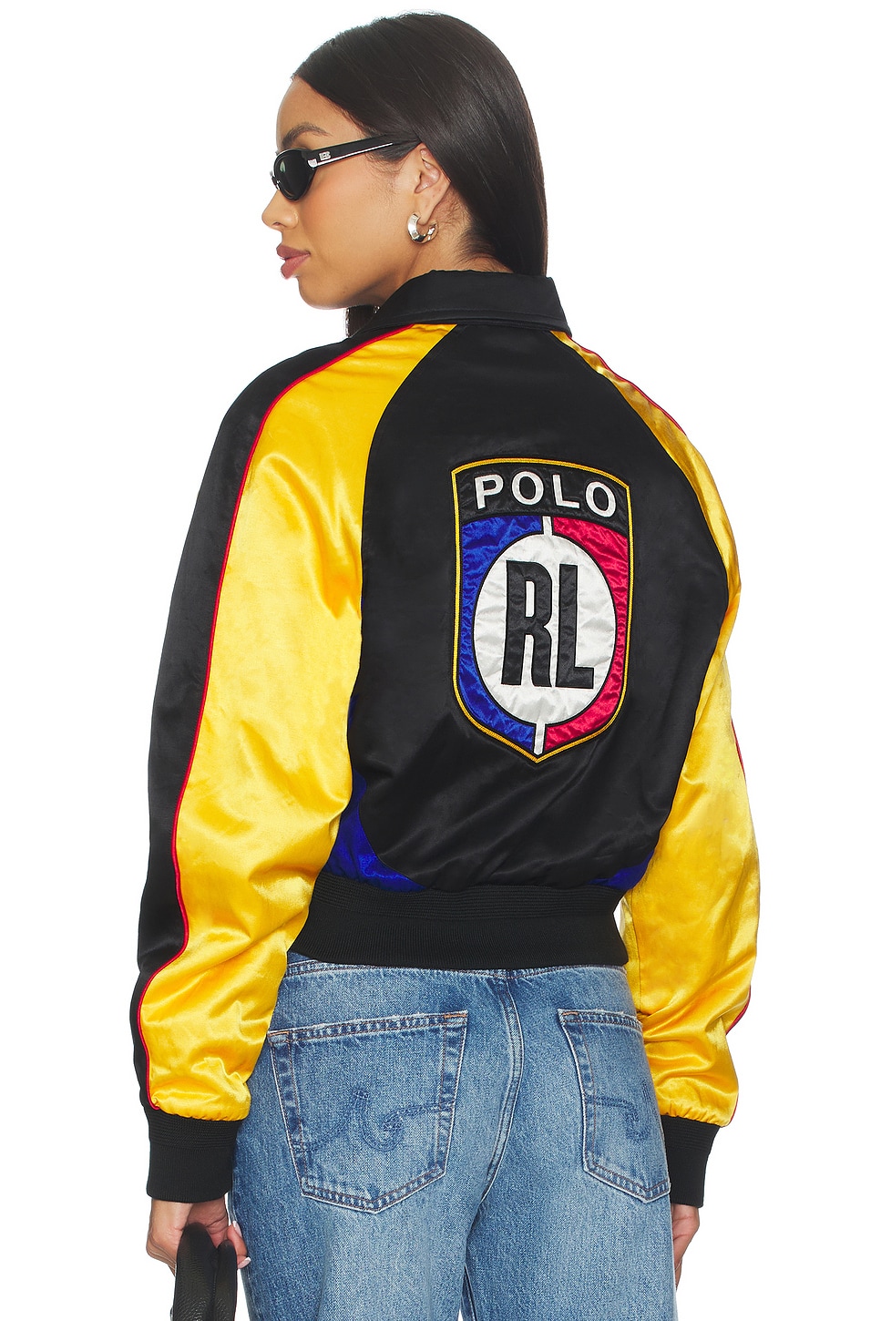 Polo Ralph Lauren サテンボンバージャケット - Polo Black Multi