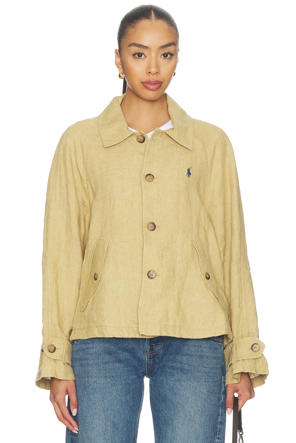 POLOラルフローレン　リネンウィンドブレーカー Polo Ralph Lauren リネンウィンドブレーカージャケット - Classic