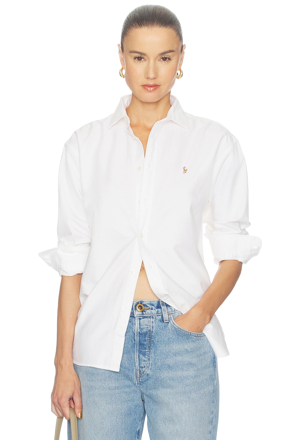 Indigo Garden Boyfriend Shirt