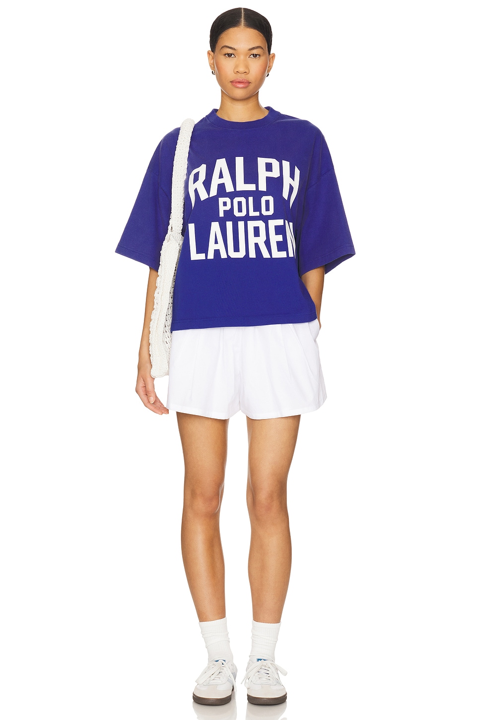 Jersey Knit Crew Neck Top