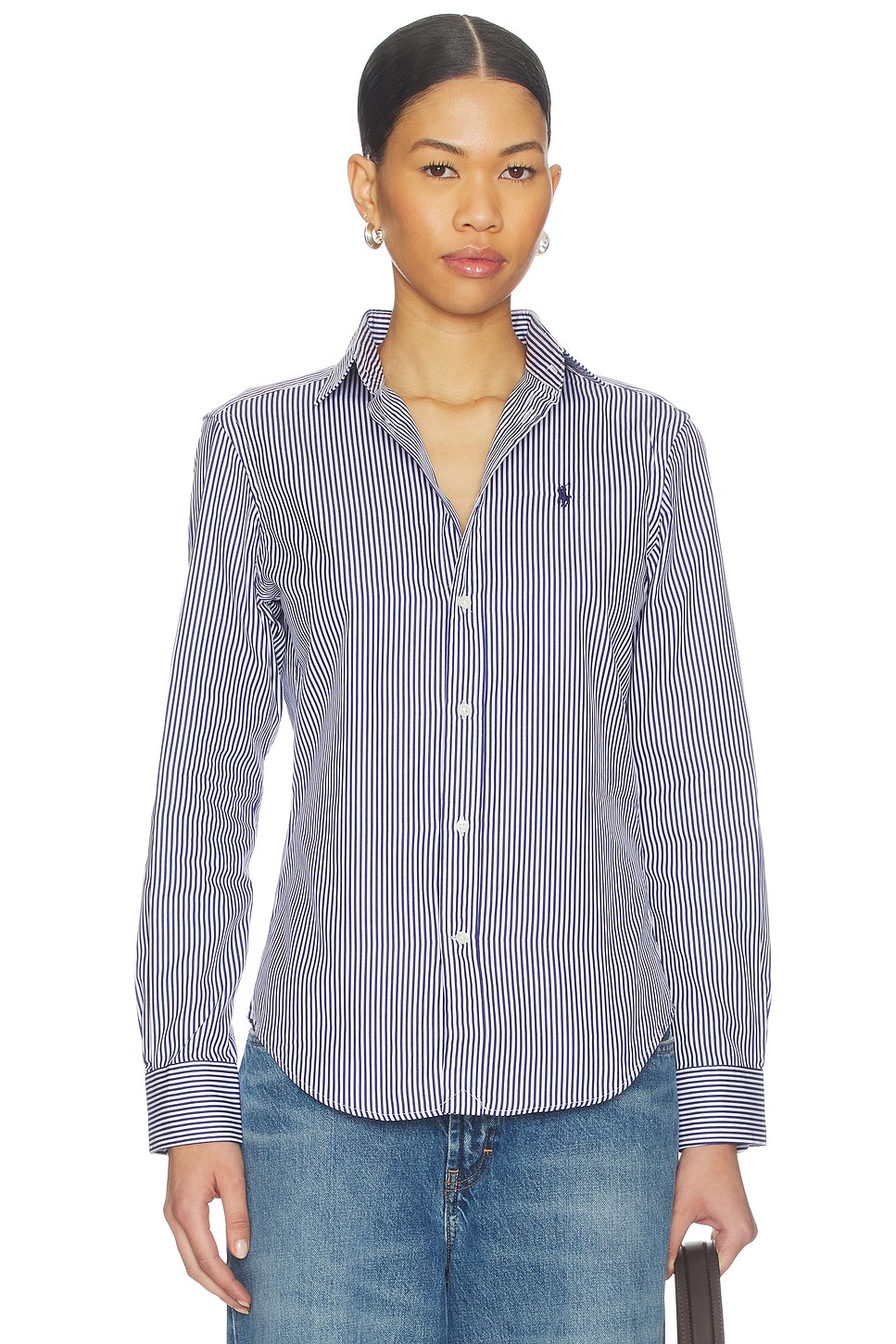 ralph lauren polo long sleeve dress shirts Ralph Lauren Men's Purepress Cotton Oxford Shirt - White
