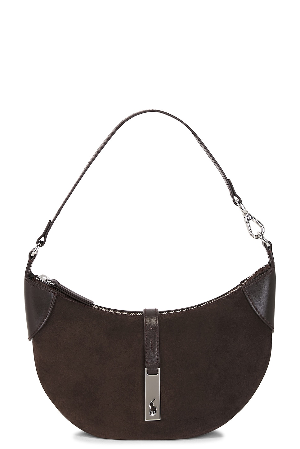 Suede & Leather Mini Shoulder Bag