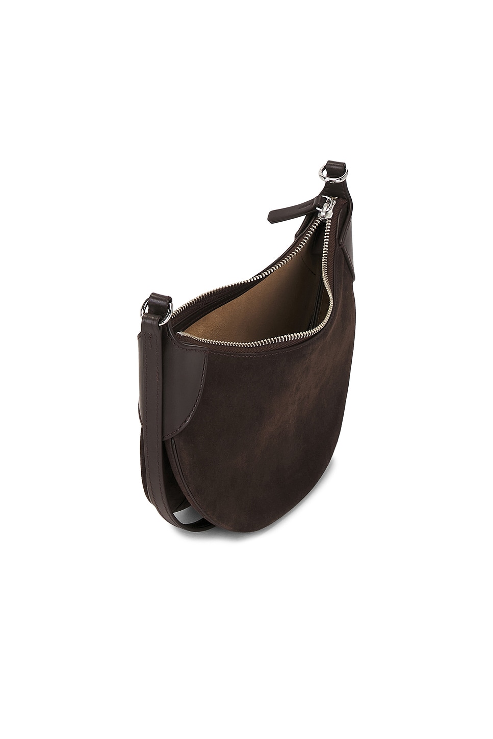 Suede & Leather Mini Shoulder Bag