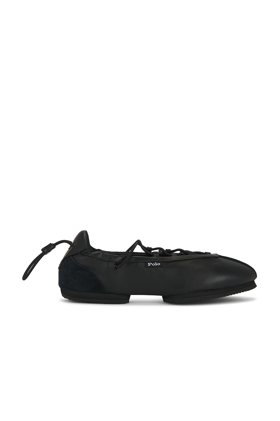 Nappa Leather Ballerina Lace Up Sneaker