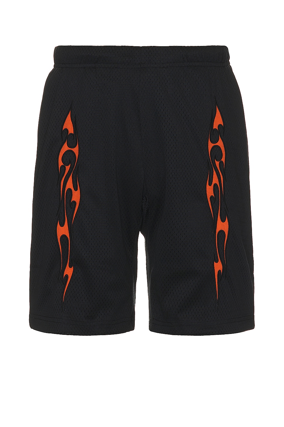 Pleasures Flame Mesh Shorts in Black