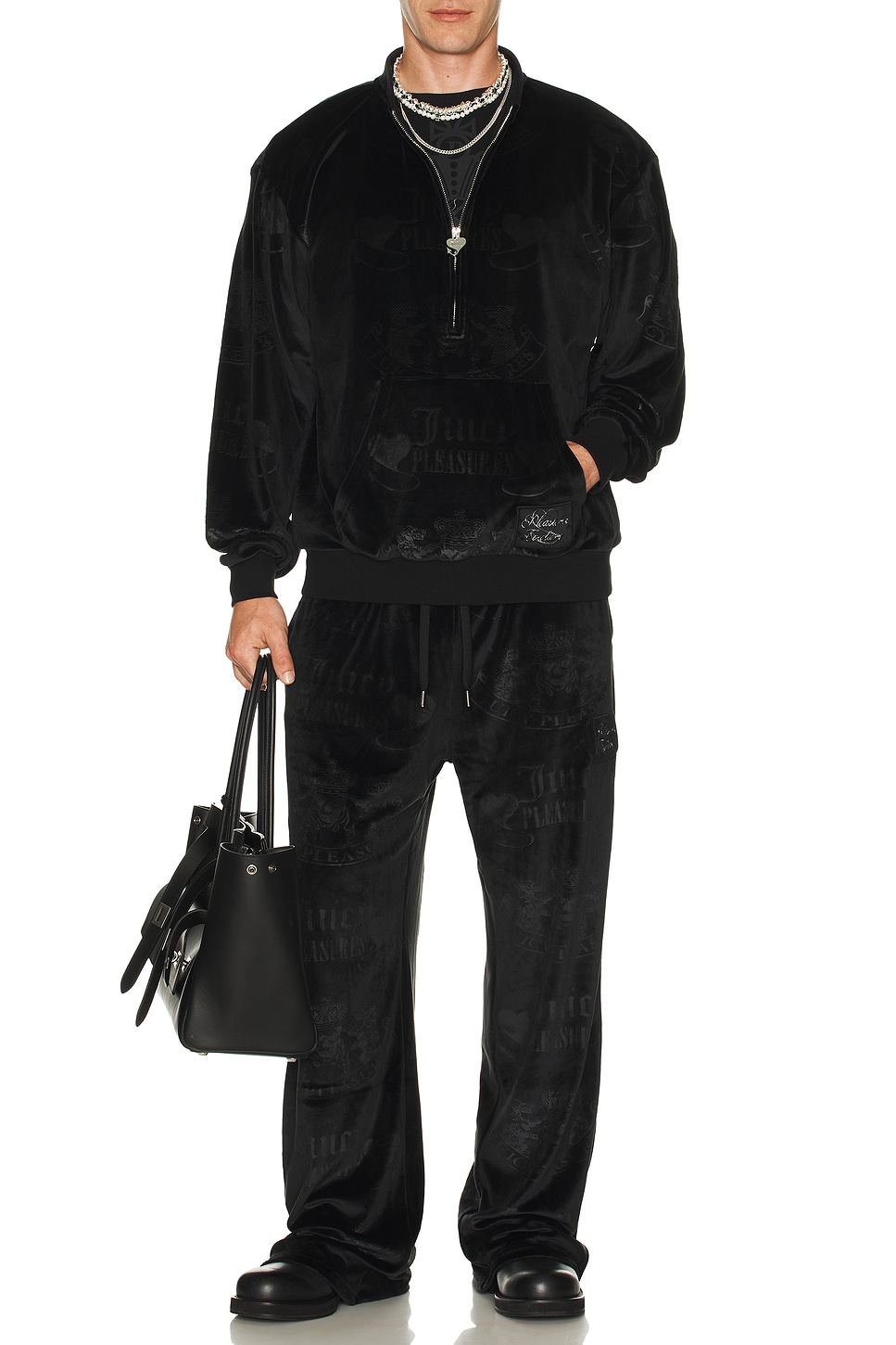 Pleasures Crest Velour Track Pants