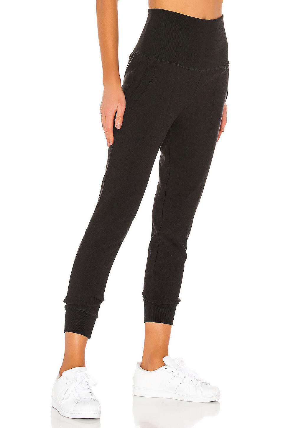 Plush Fleece Lined Jogger in Black | REVOLVE